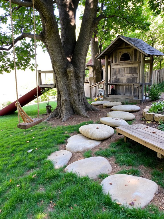 vibrant outdoor play area