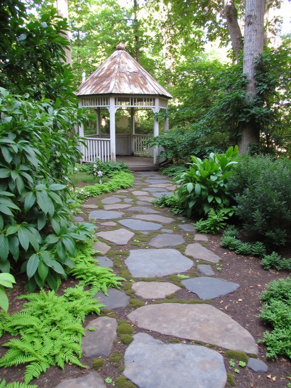 vintage charm in pathways