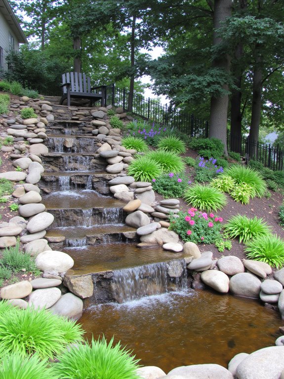 water features enhance tranquility