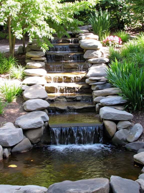 waterfall size affects landscape