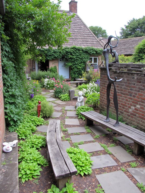 whimsical art for gardens