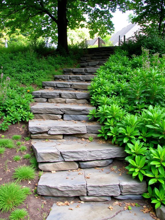 whimsical spiral step design