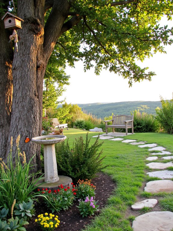 wildlife friendly garden features