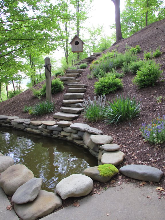 wildlife habitat on slope