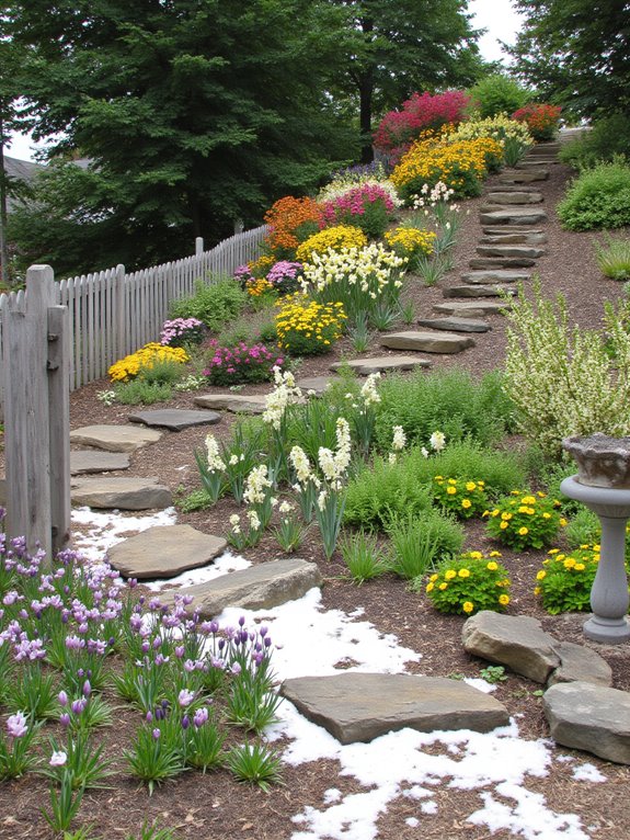 year round garden color plan